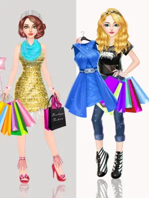 Rich Girl DressUp Fashion Game android App screenshot 1