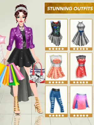 Rich Girl DressUp Fashion Game android App screenshot 2